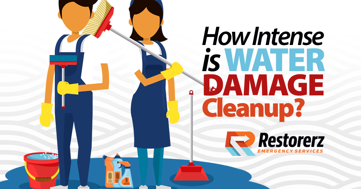 How Intense is Water Damage Cleanup