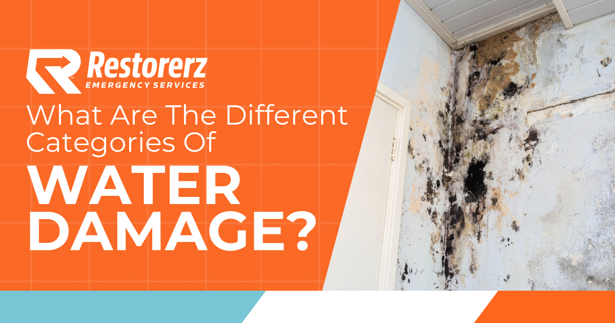 What are The Different Categories of Water Damage?