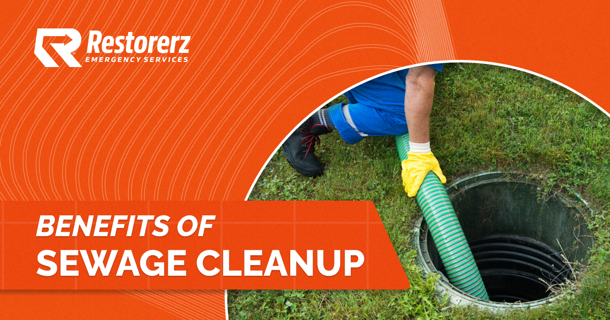 Benefits of Sewage Cleanup