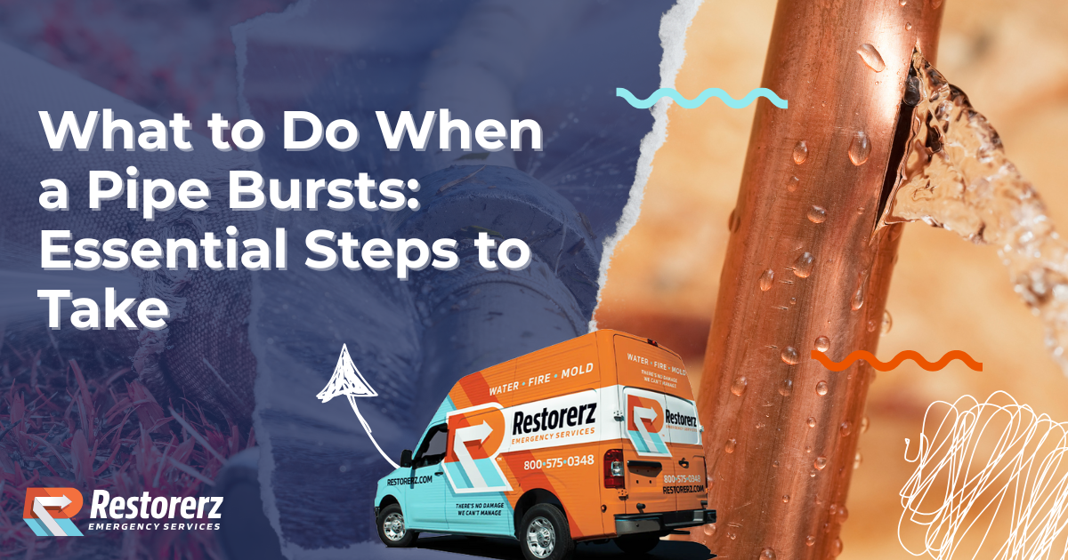 What to Do When a Pipe Bursts