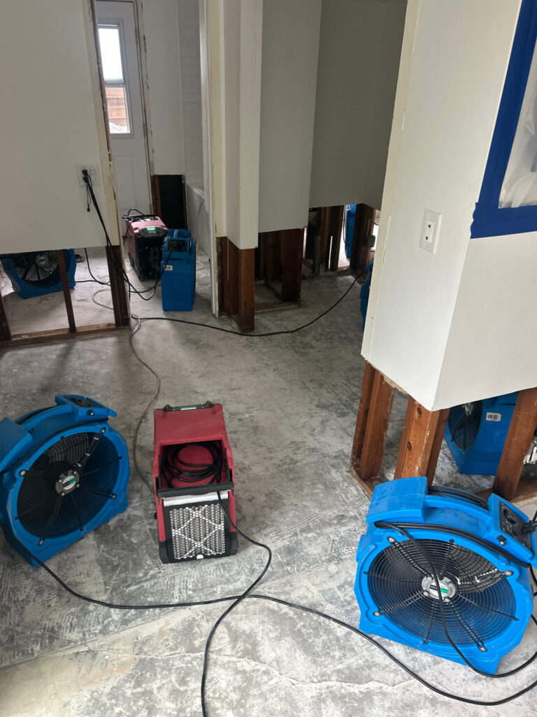 flood damage cleanup and remediation 