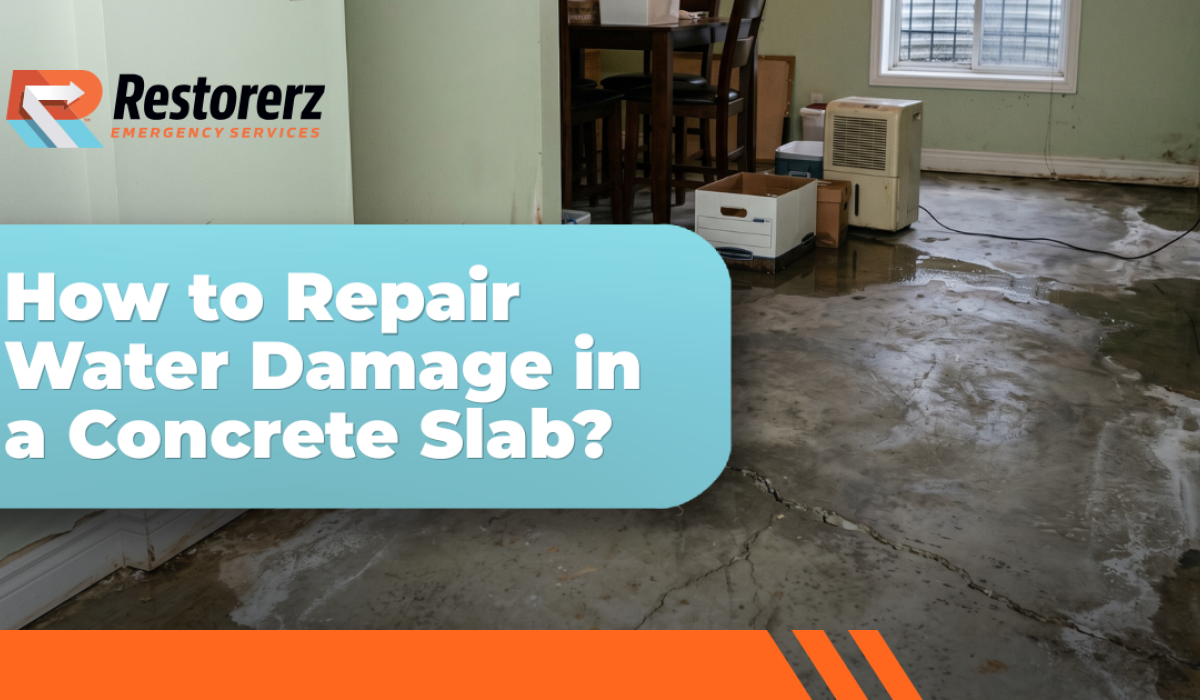 How to Repair Water Damage in a Concrete Slab?