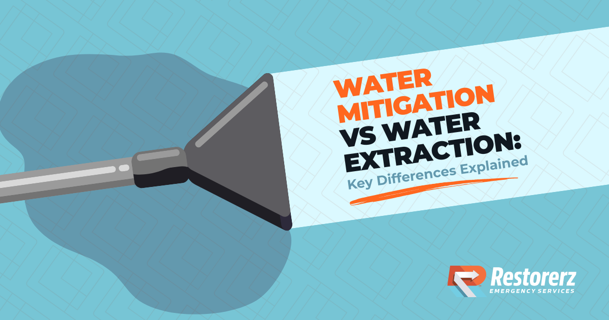 Water Mitigation vs Water Extraction: Key Differences Explained