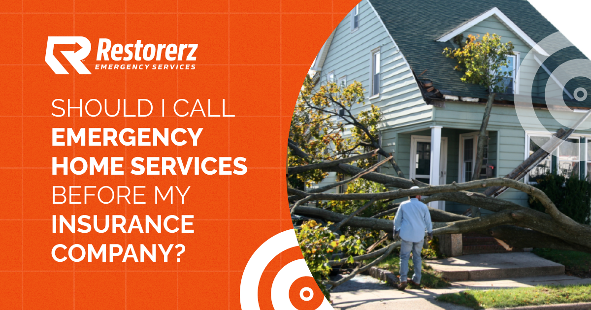 Should I Call for Emergency Home Services Before My Insurance Company?