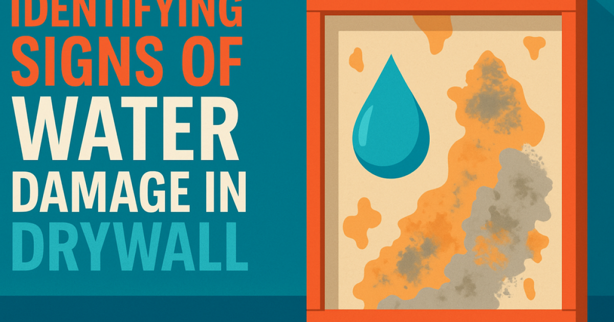 Identifying Signs of Water Damage in Drywall