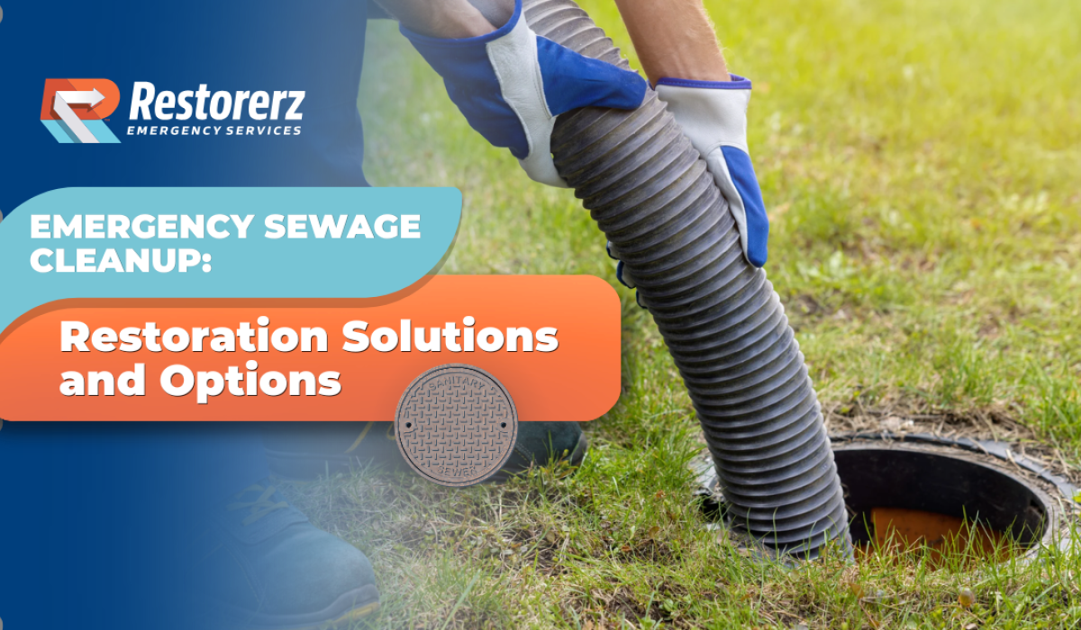 Emergency Sewage Cleanup: Restoration Solutions and Options