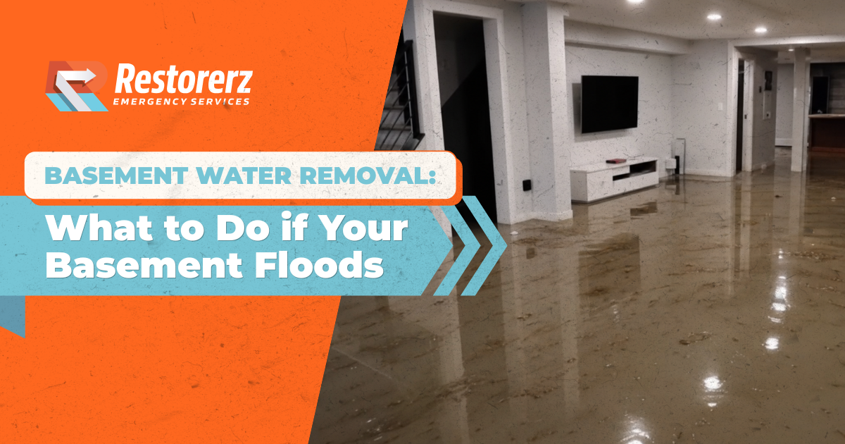Basement Water Removal: What to Do if Your Basement Floods