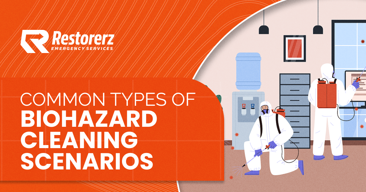 Common Types of Biohazard Cleaning Scenarios